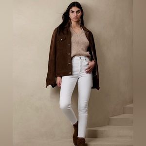 Banana Republic skinny white jeans in 29 short